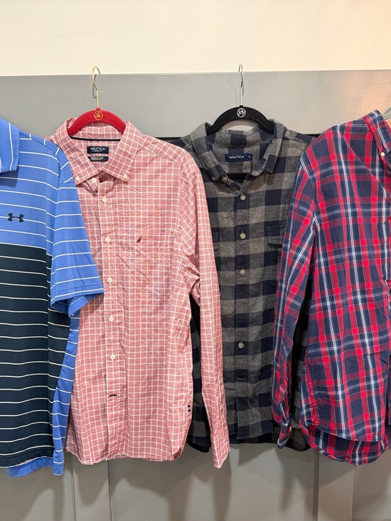 Nautica Other - Nautica Pink Grid Button-Down Shirt